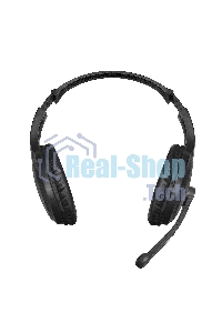 Гарнитура проводная ExeGate EX289748RUS Office HS-102S (3,5мм Jack интерфейс, длина кабеля 1,5м)