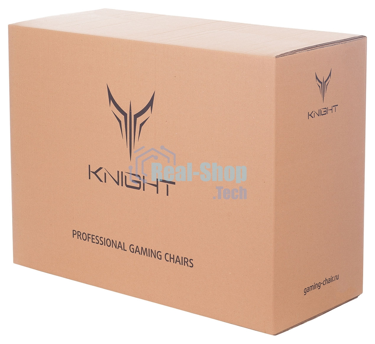 Кресло игровое Knight TITAN черный ромбик эко.кожа с подголов. крестовина металл