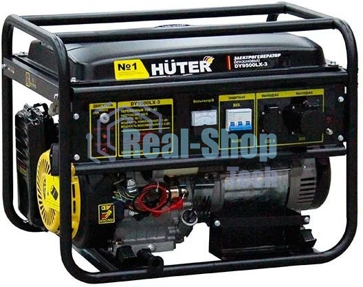 Электрогенератор бензиновый Huter DY9500LX-3 PRO, 8 кВт, 96 дБ, 79.4 кг