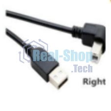 Кабель USB 2.0 на USB-B угол вправо 3 м