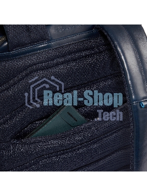 Рюкзак для ноутбука Piquadro Blue Square CA6592B2BM/BLU2, кожа, темно-синий