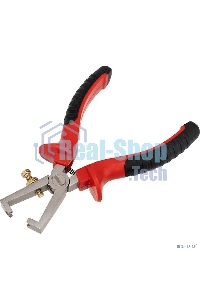 Плоскогубцы для зачистки проводов Rexant 160 мм никелированные, двухкомпонентные рукоятки