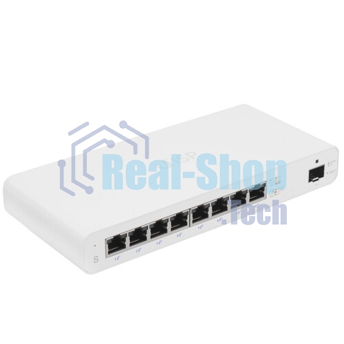 Коммутатор UISP Switch UISP-S PoE-коммутатор, 8х 1G RJ45, 1х SFP, раздача 110 Вт