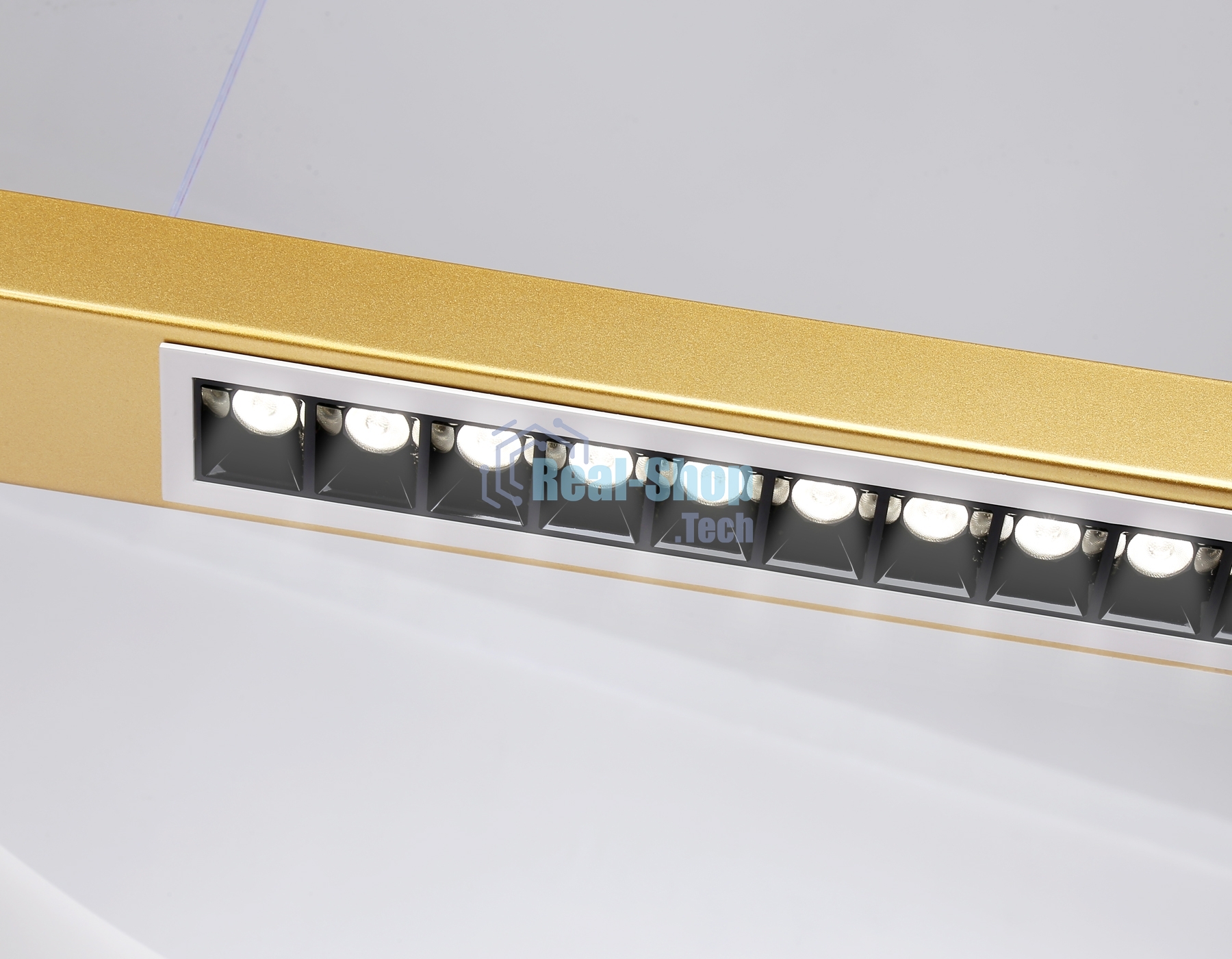 Светильник Ambrella light FL51488 WH/GD белый/золото 62W 3000K-6400K D600*1000 (ПДУ ИК)