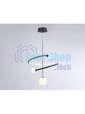 Светильник Ambrella light FL66303 BK черный 39W 3000K-6400K+G9 D500*1200 (ПДУ ИК)