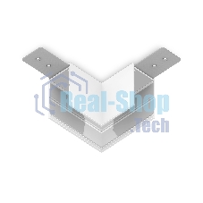 GL1031 WH белый коннектор угловой для накладного шинопровода Magnetic 220V 80*80*52