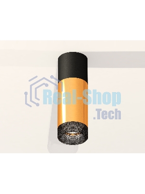 Светильник Ambrella Light XS6327041 PYG/SBK/BK золото желтое полированное/черный песок/тонированный MR16 GU5.3