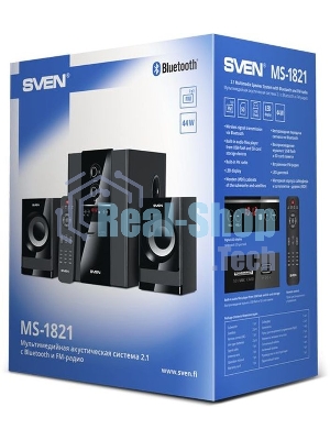 Акустическая система SVEN MS-1821 2.1 черный 40Вт BT