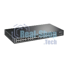 Сетевой коммутатор TP-Link SMB TL-SG1048 Коммутатор 48-port Gigabit Switch, 1U 19-inch rack-mountable steel case