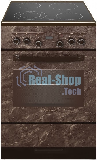 Плита электрическая Gefest ЭП Н Д 6560-03 0054 коричневый, конфорок 4 шт, духовка 55 л, 60 см x 85 см x 60 см