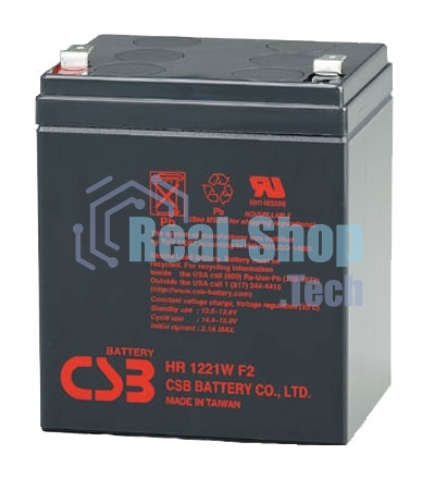 Батарея CSB HR 1221W (12V, 5Ah) F2
