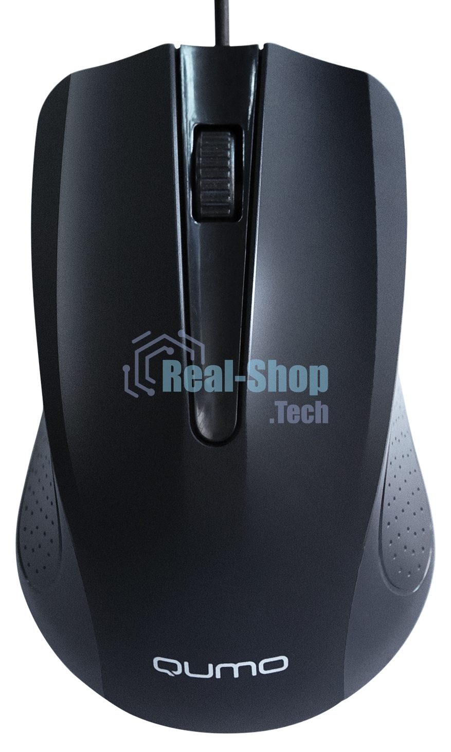 Мышь проводная Qumo Office Union M66 черный, 1000 dpi, USB, кнопки - 3