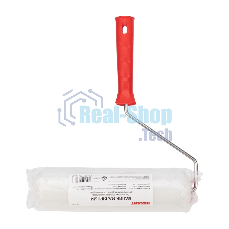 Валик Rexant вспененный пенополиуретан, ширина ролика 240 мм, Ø 42 мм, бюгель 6 мм