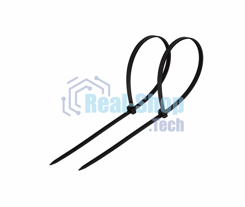 Хомут-стяжка кабельная нейлоновая Rexant 120 x2,5 мм, черная, упаковка 100 шт. 07-0121