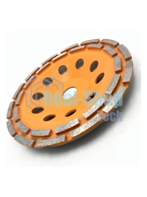 Чашка алмазная зачистная 180мм двухрядная Вихрь 73/10/3/7