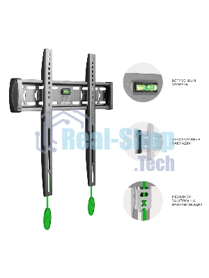 Кронштейн ONKRON FM5/32-55'' макс 400x400 наклон 0º от стены: 29мм макс вес 56,8кг