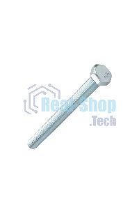 Болт шестигранный Kranz DIN 933, 8х90, короб (20 шт./уп.)