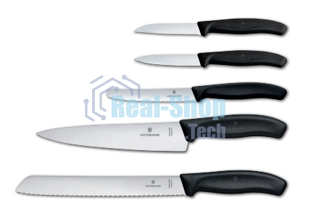 Набор ножей кухонных Victorinox Swiss Classic Kitchen (6.7133.5G) компл.:5шт черный подар.коробка