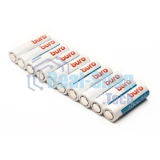 Батарея Buro Alkaline LR6 AA (10шт) коробка