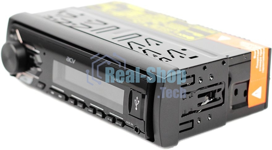 Автомагнитола ACV AVS-811R, 1 DIN, USB Type-A, AUX, съёмная панель