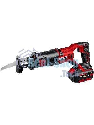 Пила сабельная Зубр 18В, 1 АКБ (4А·ч), в коробке, СПЛ-185-41