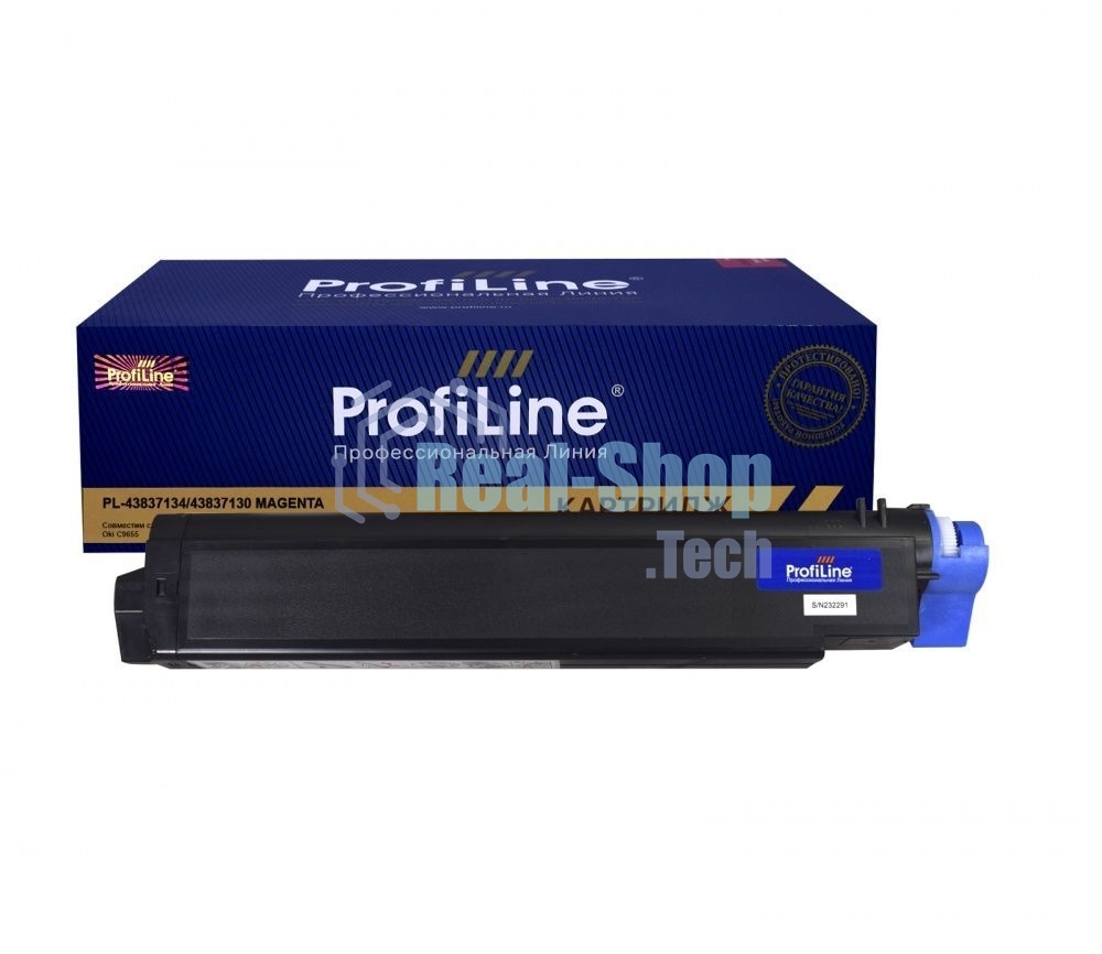 Картридж ProfiLine PL-43837134/43837130 для принтеров Oki C9655 Magenta 22000 копий