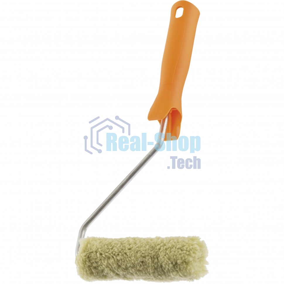 Мини-валик в сборе Сибртех Фасадные работы,110 мм,ворс 12мм,D16мм,Dруч.6мм,полиакрил,полиэстер