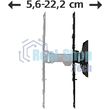 Кронштейн для телевизора Hama 00220823 черный 32