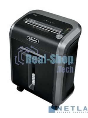 Шредер Fellowes 79Ci. (14 листов), 23 литра, 3,9х38 мм (класс 3), 100%Jam Proof, уничтожает: скобы/скрепки/карты/CD