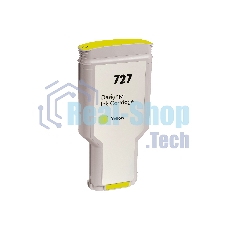 Картридж струйный NVPrint 727 (NV-F9J78A) желтый для HP DesignJet T920/T930/T1500/T1530/T2500/T2530 (300 мл) совместимый