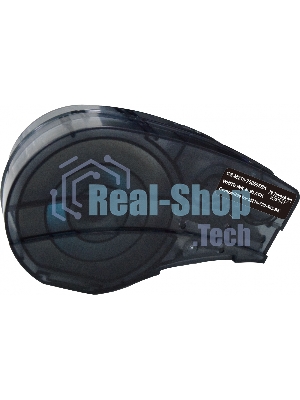 Картридж ленточный Cactus CS-M210-750595BK (M210-750-595-BK) белый шрифт, черный фон (19.1 мм, 6.4 м) для Brady M210/M211/M210-LAB