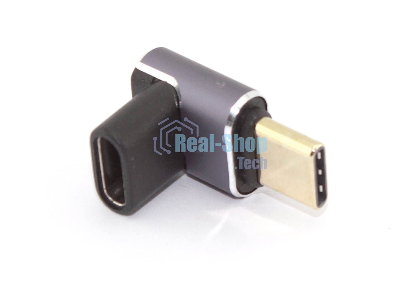 Переходник USB 4 Type-C угловой тип 3