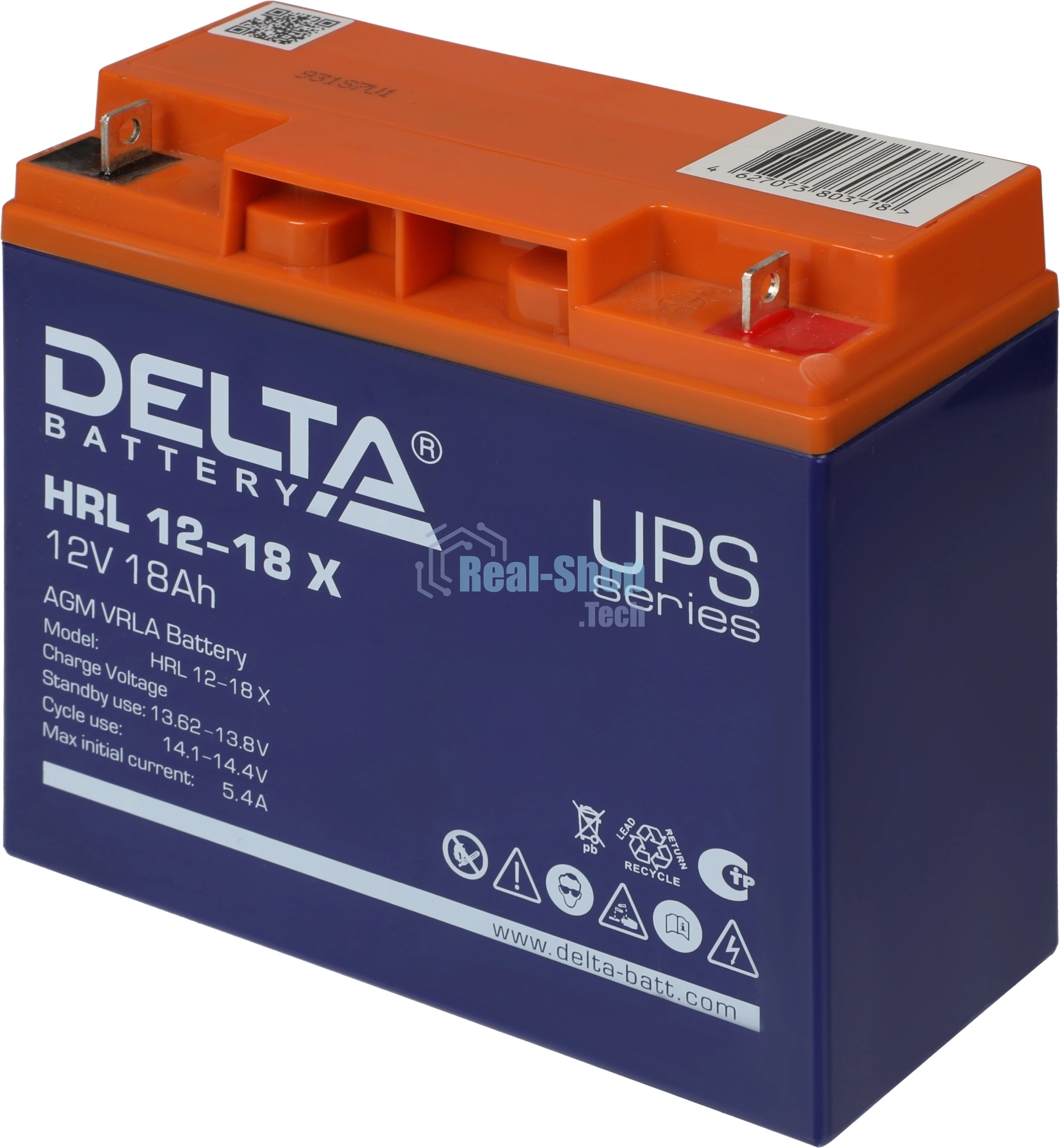 Батарея Delta HRL 12-18 X (17.8 А\ч, 12В) свинцово- кислотный аккумулятор