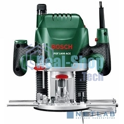 Фрезеры Bosch POF 1400 ACE 060326C820 Фрезерная машина 1400 Вт, 11000–28000 об/мин, 55мм, 3.5 кг