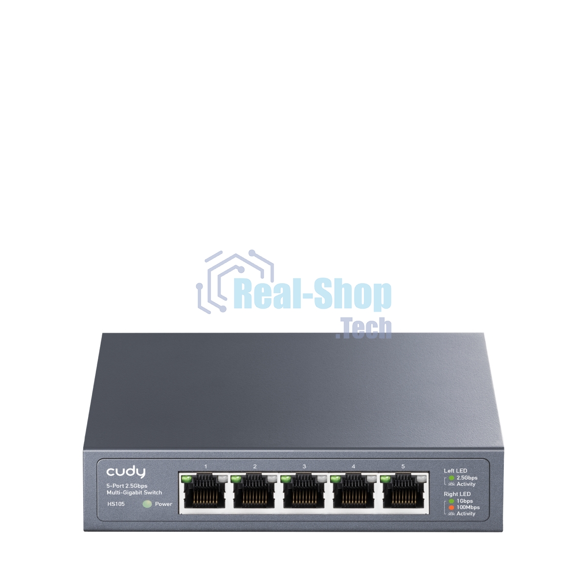 Коммутатор Cudy HS105 (L2) 5x2.5 Гбит/с неуправляемый