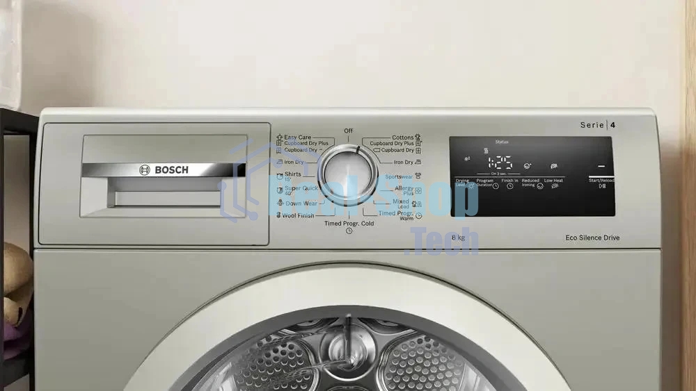 Сушильная машина Bosch WTN86212ME серый, 8 кг, сушка - конденсационная, программ - 8, 59.8 x 84.2 x 61.3 см