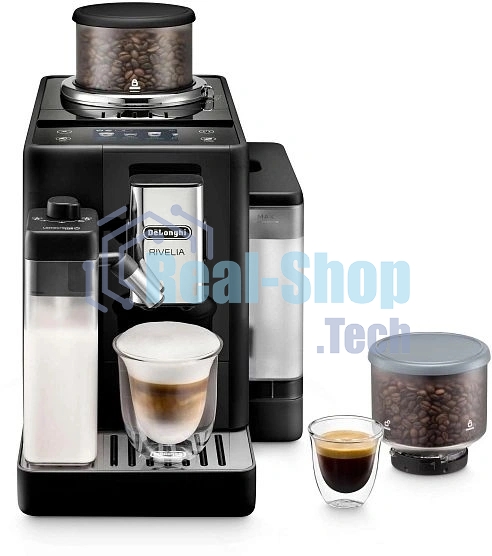 Кофемашина автоматическая DeLonghi EXAM440.55.B черный, исп. кофе - зерновой/молотый, 1.4 л, 1450 Вт, 19 бар