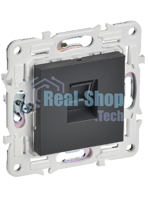 Розетка компьютерная RJ45 кат.5E SK-K01T IEK SKANDY Титан