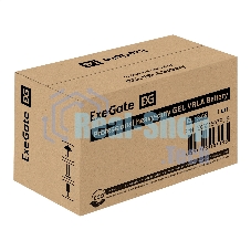 Гелевая аккумуляторная батарея ExeGate EL 12-65-М6 (12V 65Ah, болт М6)