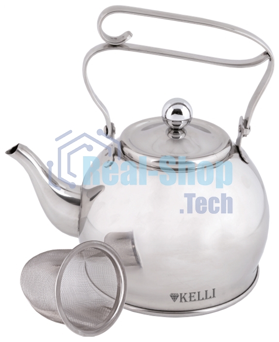 Чайник для плиты KELLI KL-4326 заварочный, металлический