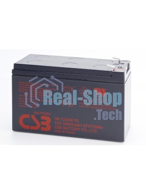 Батарея CSB HR 1234W (12V, 9Ah) клеммы F2