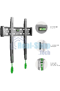 Кронштейн ONKRON FM5/32-55'' макс 400x400 наклон 0º от стены: 29мм макс вес 56,8кг