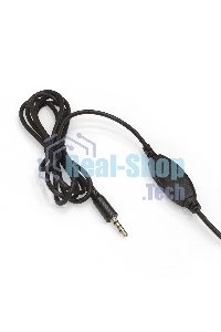 Гарнитура проводная ExeGate EX289748RUS Office HS-102S (3,5мм Jack интерфейс, длина кабеля 1,5м)