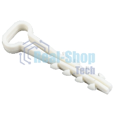 Дюбель-хомут d5х8 мм для плоского кабеля нейлон белый (уп. 100 шт) IEK UHH35-5-8-100