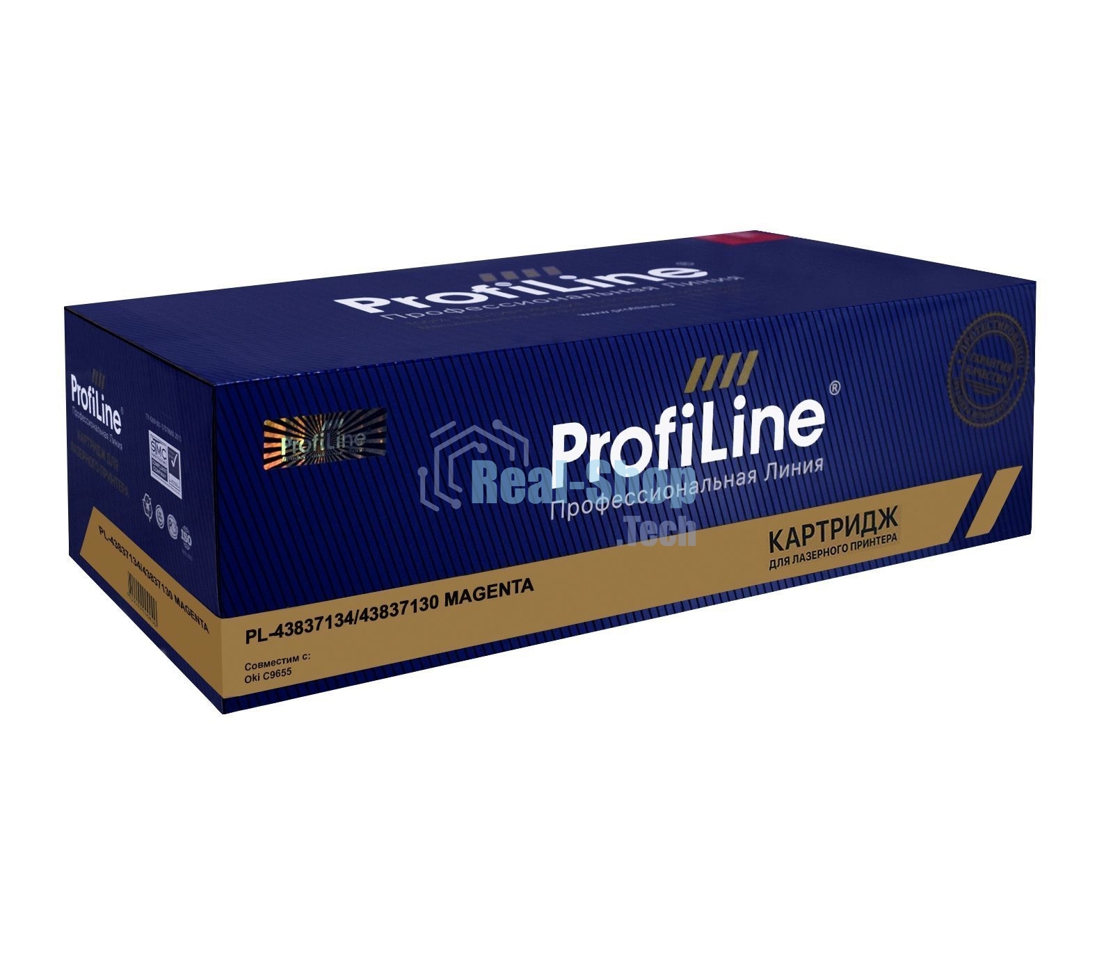 Картридж ProfiLine PL-43837134/43837130 для принтеров Oki C9655 Magenta 22000 копий
