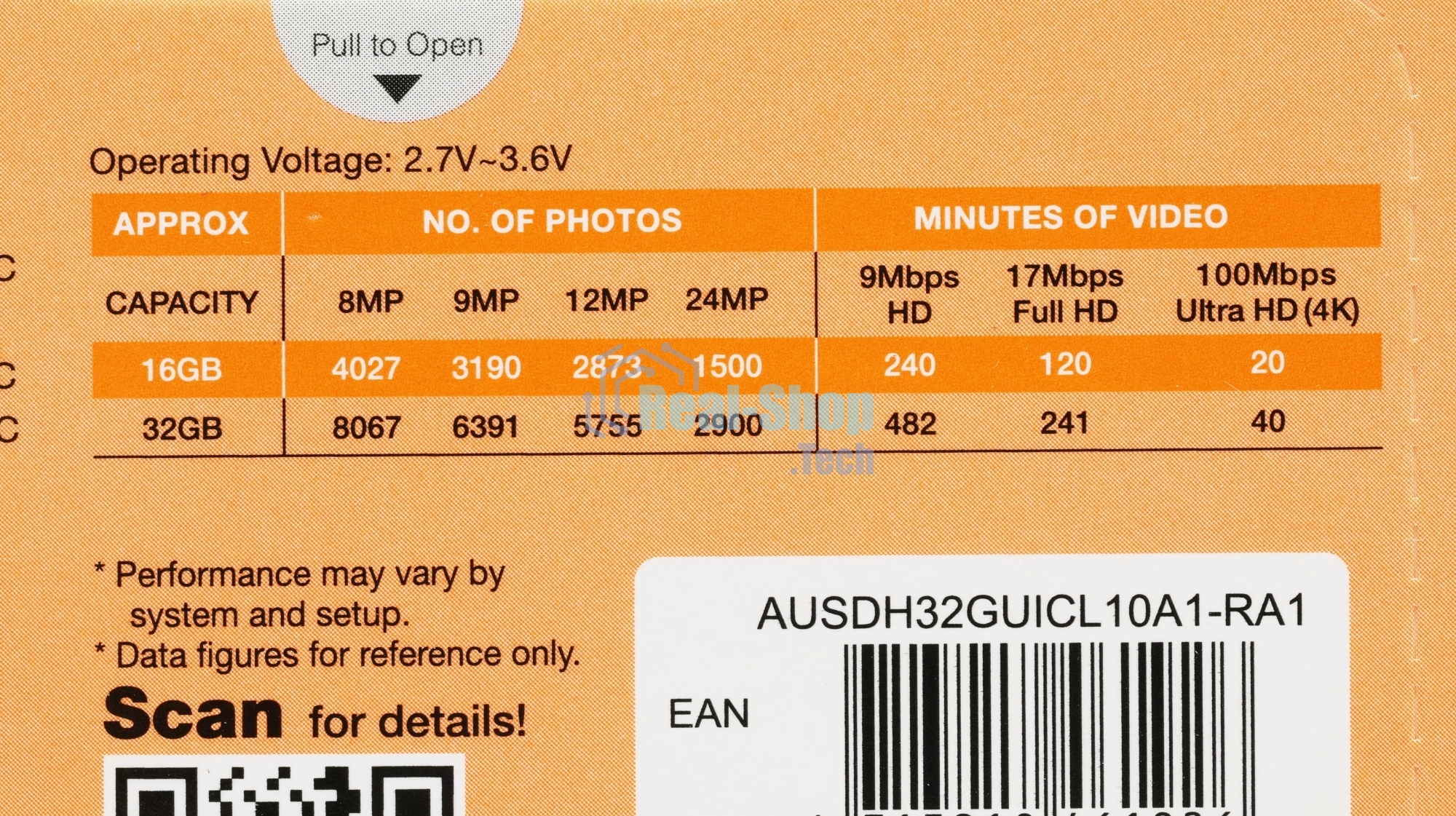 Флеш карта microSD 32Gb ADATA microSDHC Class 10 UHS-I A1 100/20 MB/s (SD адаптер)