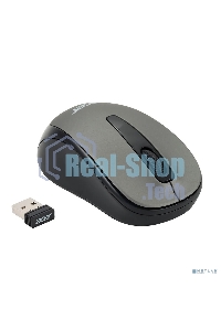 Мышь беспроводная Acer OMR134 серый, 1000 dpi, радиоканал, USB, кнопки - 3