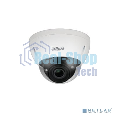 Уличная купольная IP-видеокамера Dahua с ИИ4Мп; 1/1.8” CMOS; моторизованный объектив 2.7~12мм; механический ИК-фильтр; WDR(140дБ); чувствительность 0.0007лк@F1.8; сжатие: H.265+, H.265, H.264+, H.264