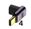 Переходник USB 4 Type-C угловой тип 3