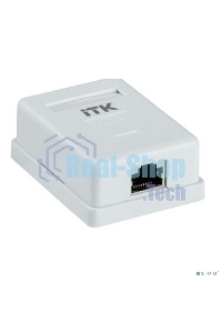 Настенная инф. розетка RJ45 кат. 5E FTP 1-порт